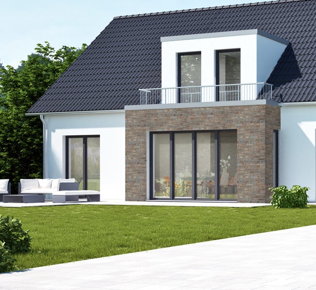 Kamień elewacyjny dekoracyjny betonowy Costa Rust 0.41 m2 Incana