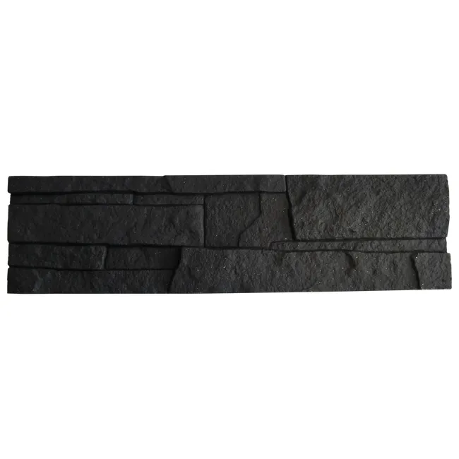 Kamień elewacyjny dekoracyjny betonowy Lazzaro Grafit - Brokat 0.38 m2 Max-Stone