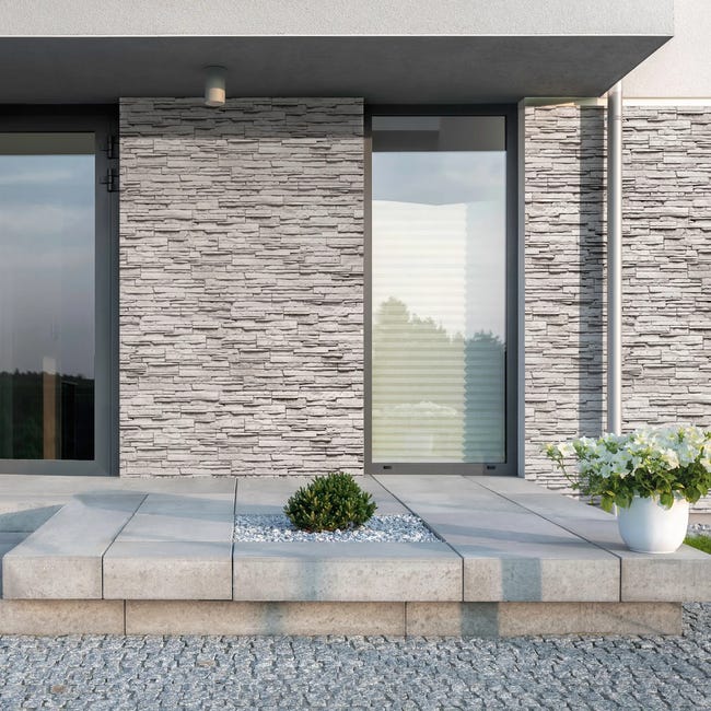 Kamień elewacyjny dekoracyjny betonowy Maroni Dusty Grey Akademia Kamienia