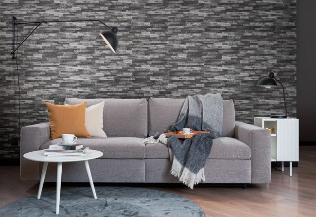 Kamień elewacyjny dekoracyjny betonowy Mont Blanc Nero 0.44 m2 Max-Stone