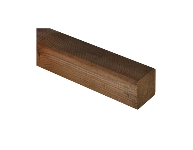 Kantówka drewniana Nive 7x7x180 cm brązowa Naterial