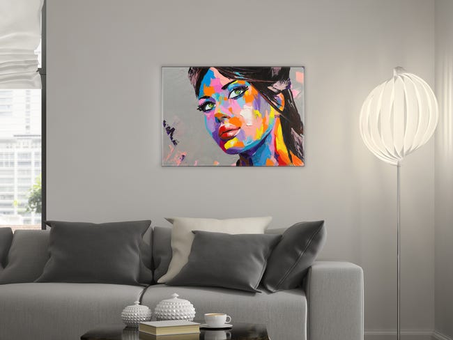 Kanwa Artcanvas Colorful Women 100 x 70 cm