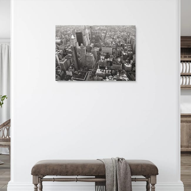 Kanwa New York czarno-biały 100 x 70 cm