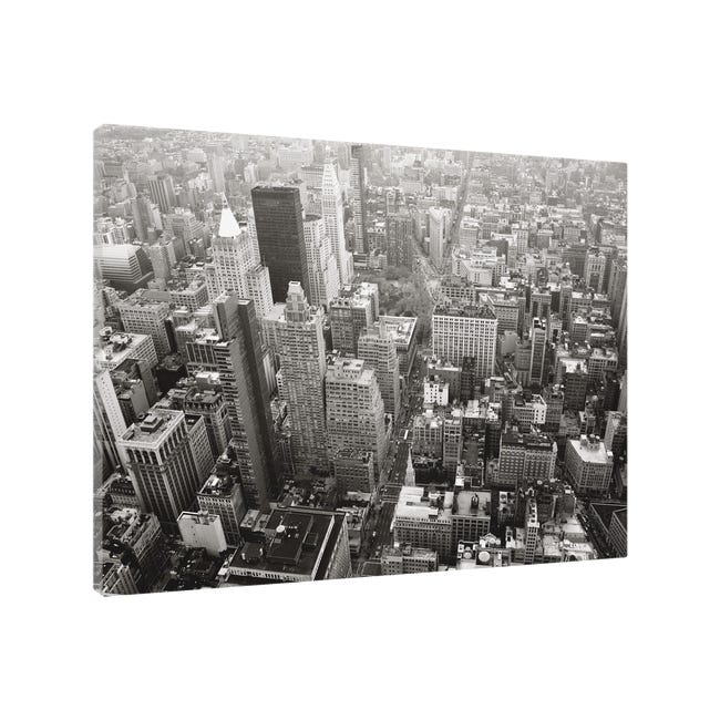 Kanwa New York czarno-biały 100 x 70 cm