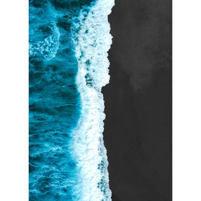 Kanwa Niebieska Fala 50 x 70 cm