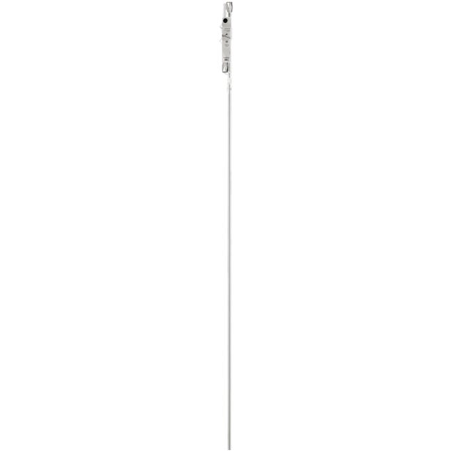 Karnisz Heksagon 200 cm pojedynczy chrom mat 19 mm Inspire