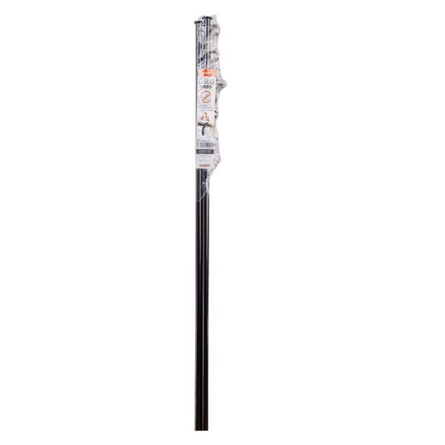 Karnisz Oslo 240 cm podwójny czarny mat 19 mm