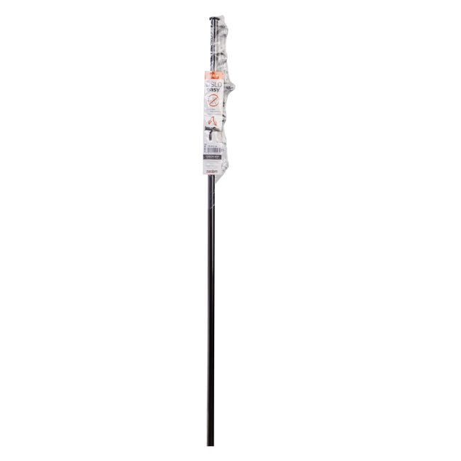 Karnisz Oslo 240 cm pojedynczy czarny mat 19 mm