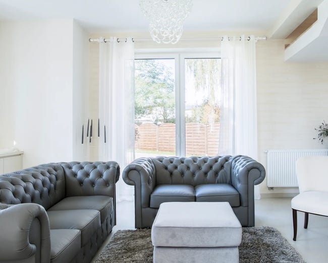 Karnisz Prado Crystal 200 cm pojedynczy biały 19 mm