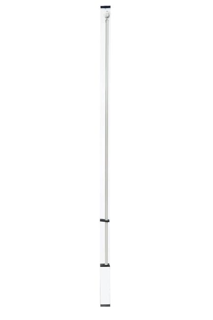 Karnisz Prado Crystal 200 cm pojedynczy biały 19 mm