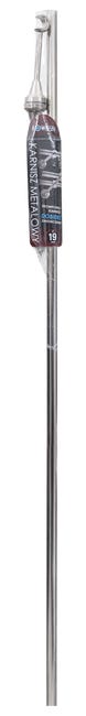 Karnisz Pół-Set 240 cm pojedynczy efekt stali 19 mm