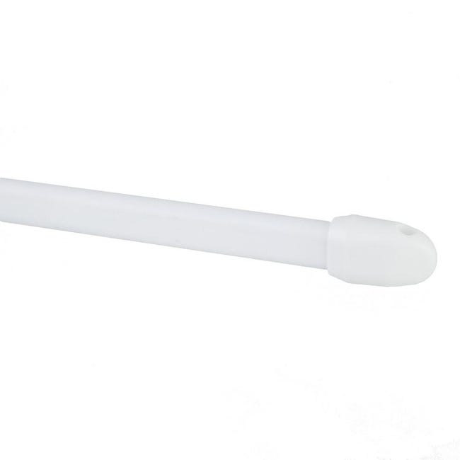 Karnisz mini do zazdrostek 50-80 cm biały 2 szt.
