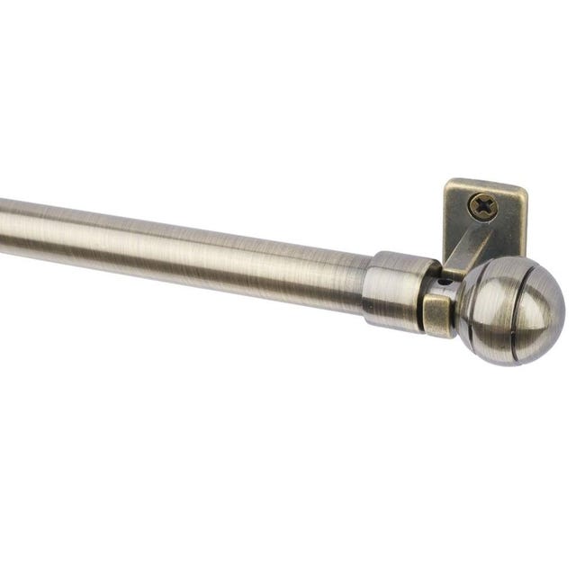 Karnisz mini do zazdrostek Davi 40-60 cm antyczne złoto