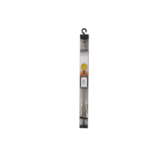 Karnisz mini do zazdrostek Davi 40-60 cm antyczne złoto