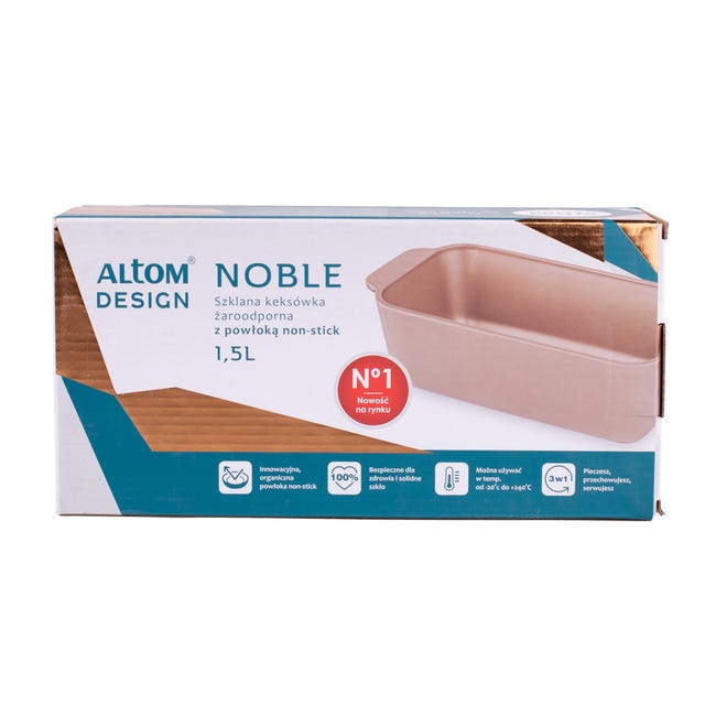Keksówka żaroodporna z powłoką non-stick Noble 26 x 13 cm Altom Design