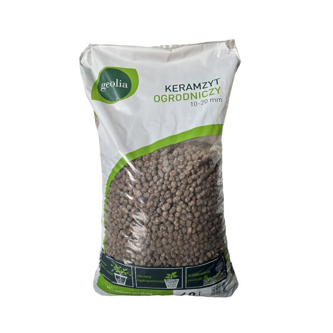 Keramzyt ogrodniczy 10-20 mm 40l brązowy Geolia