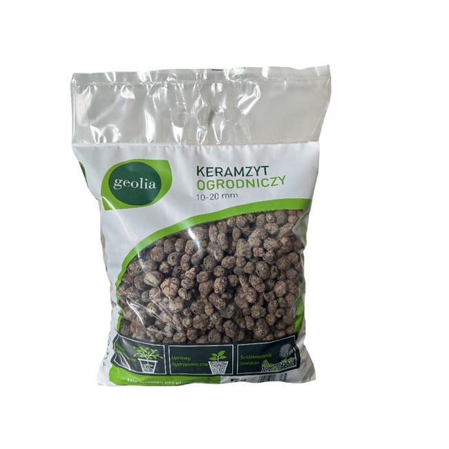 Keramzyt ogrodniczy 10-20 mm 5l brązowy Geolia