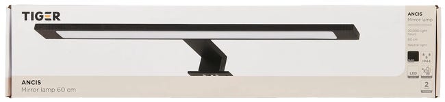 Kinkiet Ancis czarny 60 cm LED Tiger