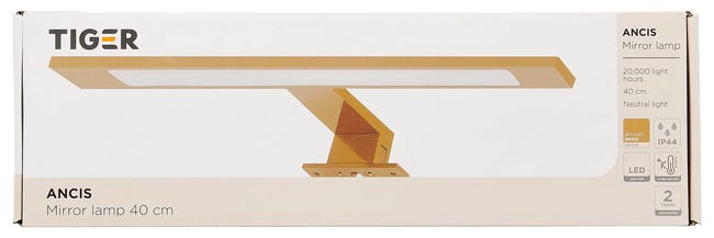 Kinkiet Ancis złoty 40 cm LED Tiger