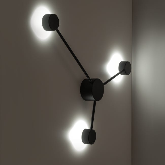 Kinkiet Avia czarny 3 x G53 Tk Lighting