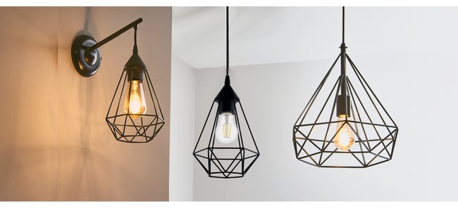 Kinkiet BYRON czarny E27 INSPIRE