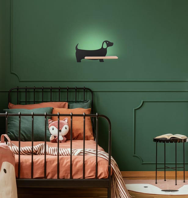 Kinkiet Dog czarny 250 lm LED Candellux