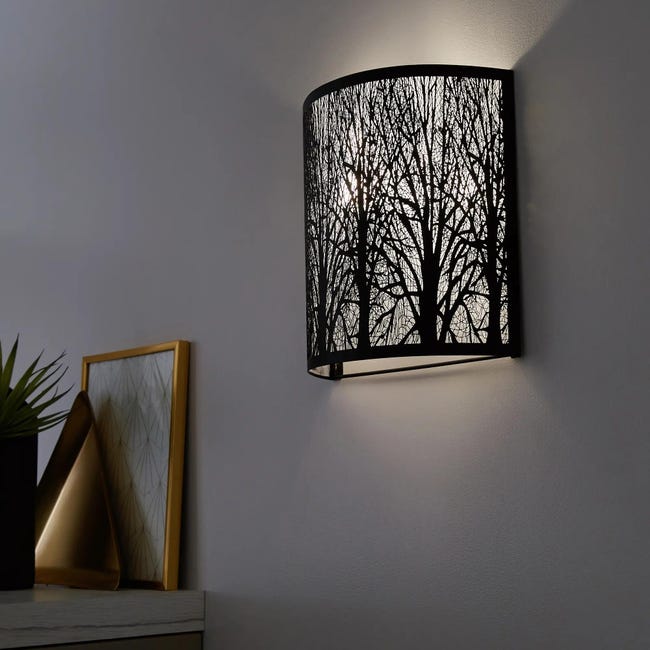 Kinkiet FOREST czarny E14 INSPIRE