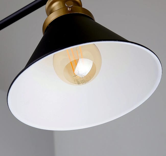 Kinkiet Fundo czarno-złoty E27 Candellux