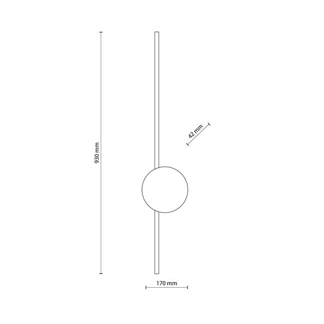 Kinkiet Java II czarny LED Tk Lighting