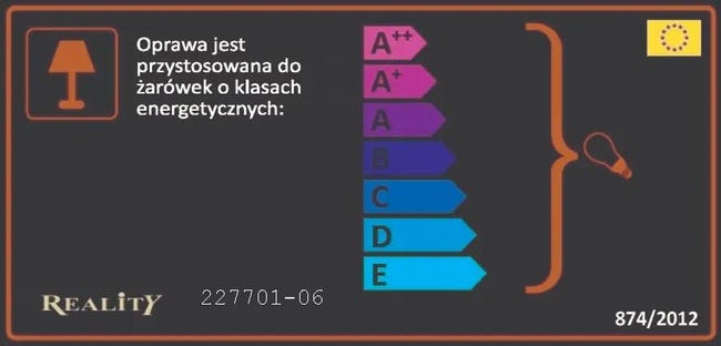 Kinkiet LONDON CRYSTAL chrom E14 REALITY