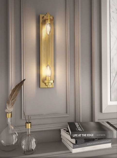 Kinkiet Lorenzo złoty E14 Light Prestige