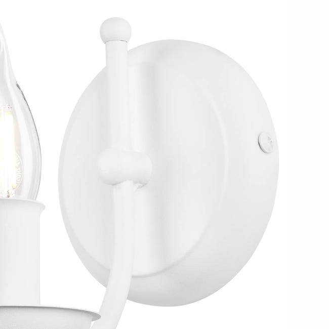 Kinkiet Lucy biały E14 Lamkur