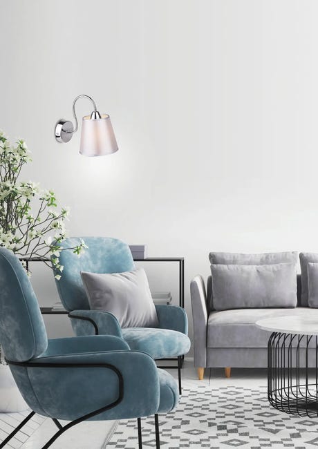 Kinkiet Luk srebrny E14 Candellux