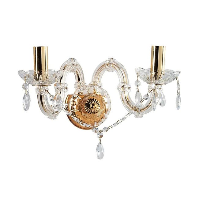 Kinkiet MARIA TERESA złoty E14 CANDELLUX