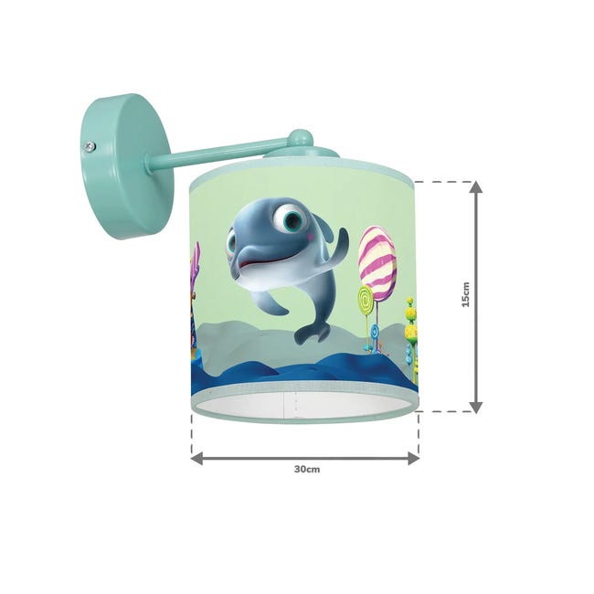 Kinkiet Mini Mini Delfin Finek E27 Milagro