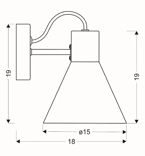 Kinkiet More czarny E27 Candellux