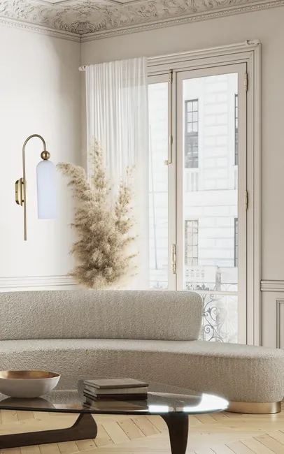 Kinkiet Piega biały E14 Light Prestige