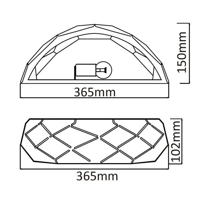 Kinkiet REUS biały E27 LIGHT PRESTIGE