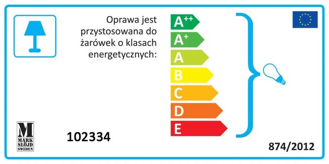 Kinkiet ROSENDAL złoty E14 MARKSLOJD