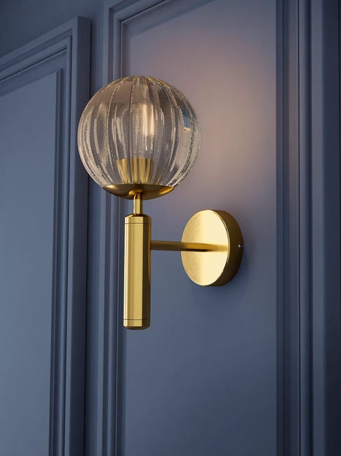 Kinkiet Ravena złoto-czarny E27 Italux