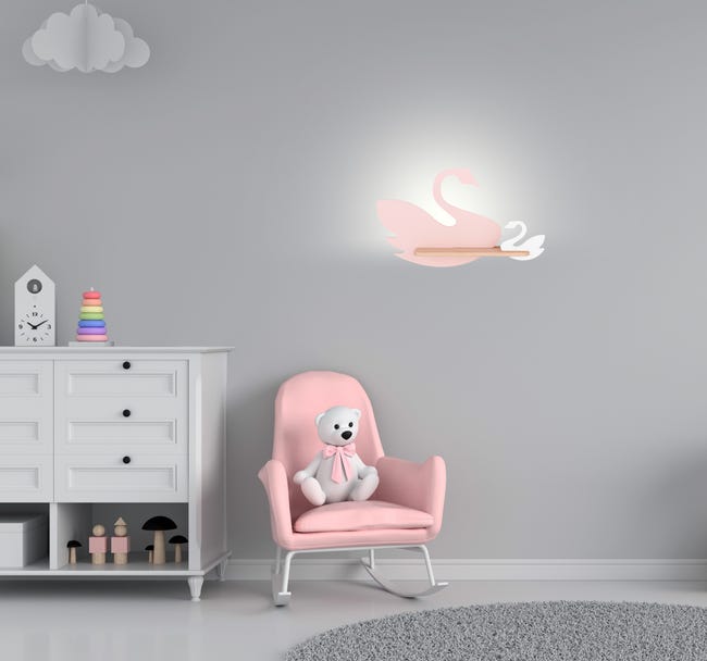 Kinkiet Swan różowo-biały 250 lm LED Candellux