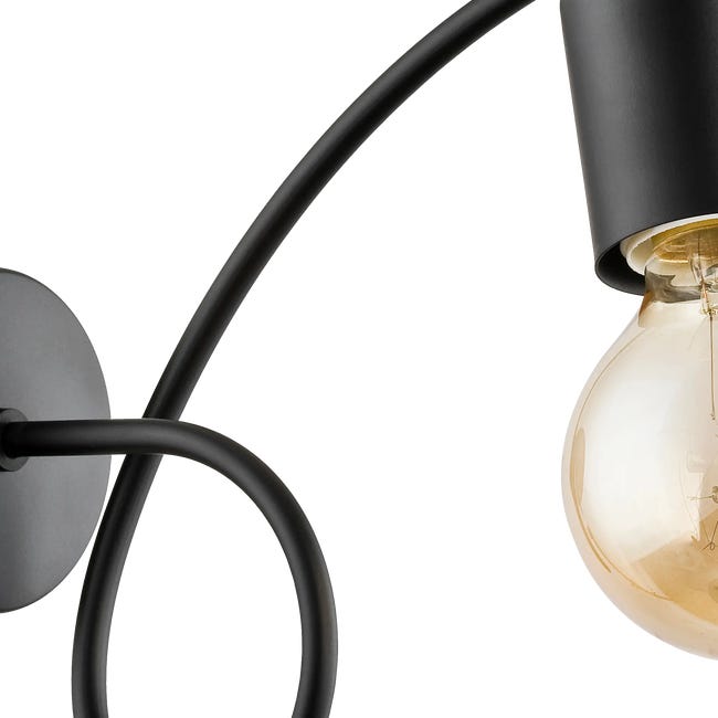 Kinkiet TANGO czarny E27 ALFA