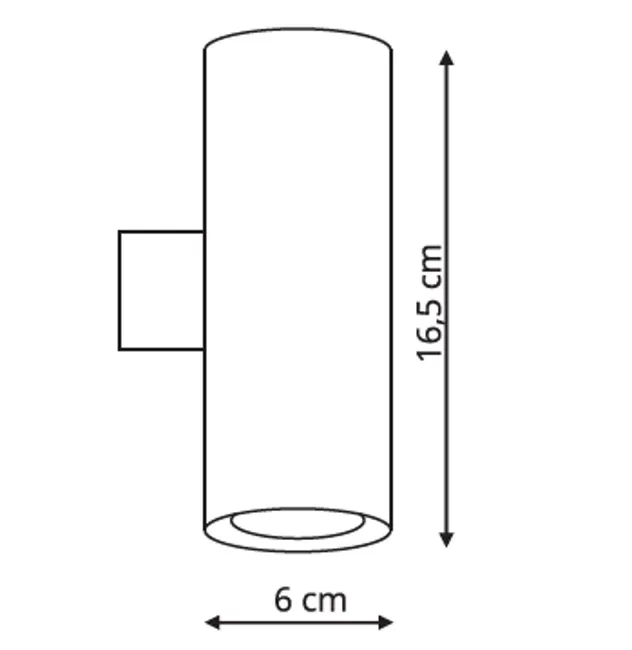 Kinkiet Torre złoty 2 x GU10 Light Prestige