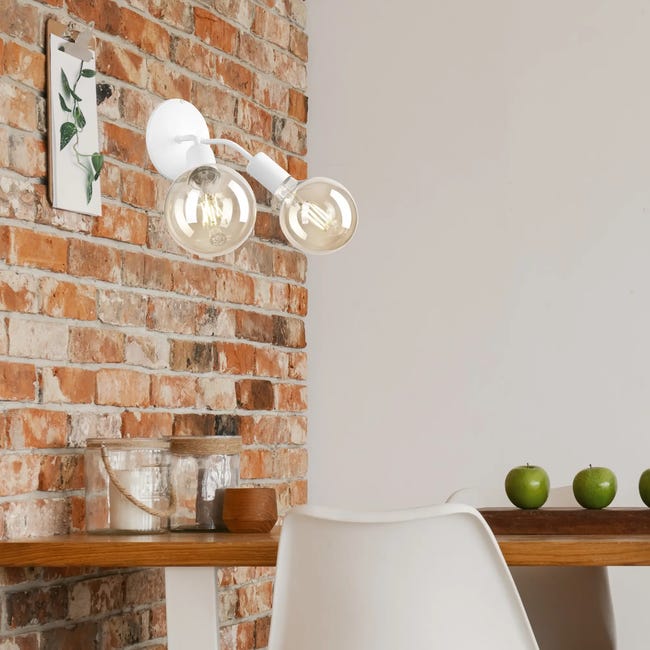 Kinkiet Viggo biały 2 x E27 Lamkur