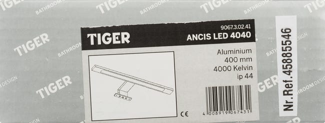 Kinkiet do lustra ANCIS IP44 aluminium LED CORAM
