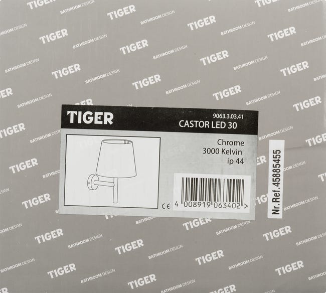 Kinkiet do lustra CASTOR IP44 chrom LED CORAM