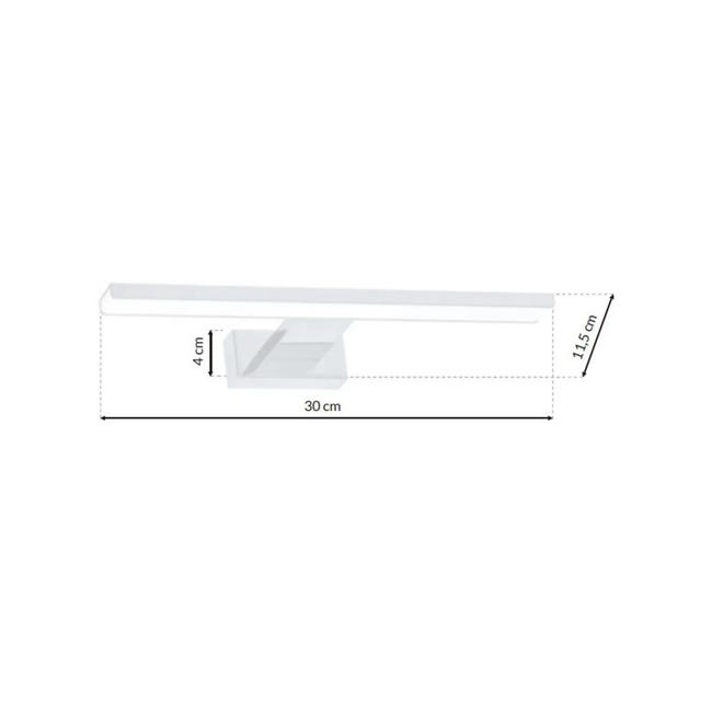 Kinkiet galeryjka Shine 30 cm biały 490 lm LED Eko-Light