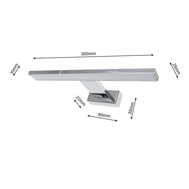 Kinkiet galeryjka Shine 30 cm chrom 490 lm LED Eko-Light
