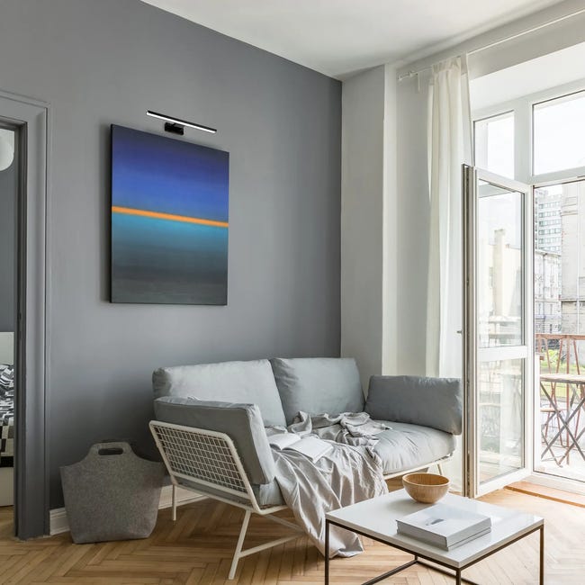 Kinkiet galeryjka Shine 30 cm czarny 490 lm LED Eko-Light