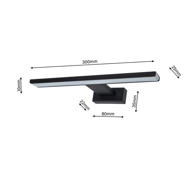 Kinkiet galeryjka Shine 30 cm czarny 490 lm LED Eko-Light